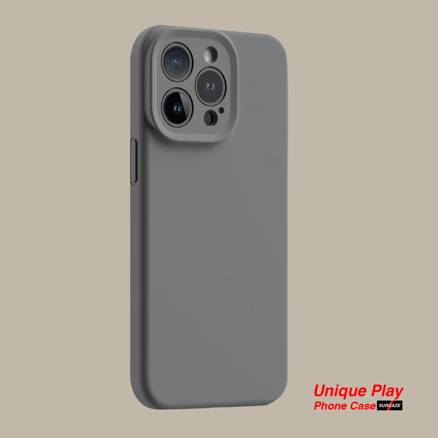 Apple Liquid Silicone iPhone Case Grey